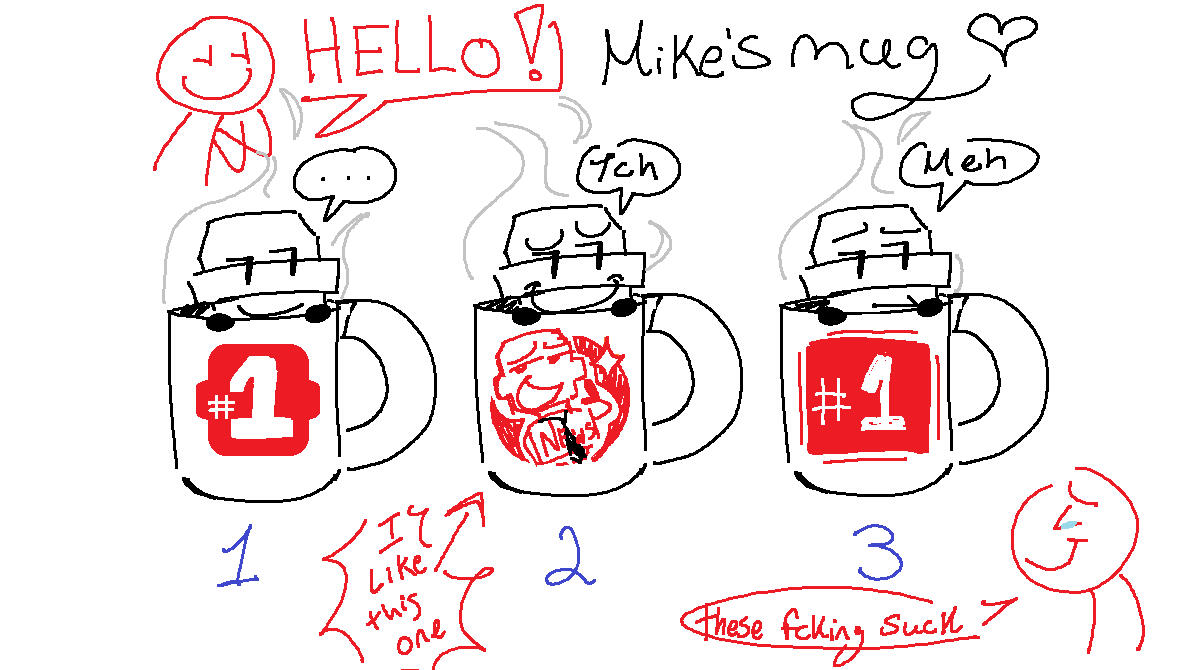 Mike's mug concept art - Delango